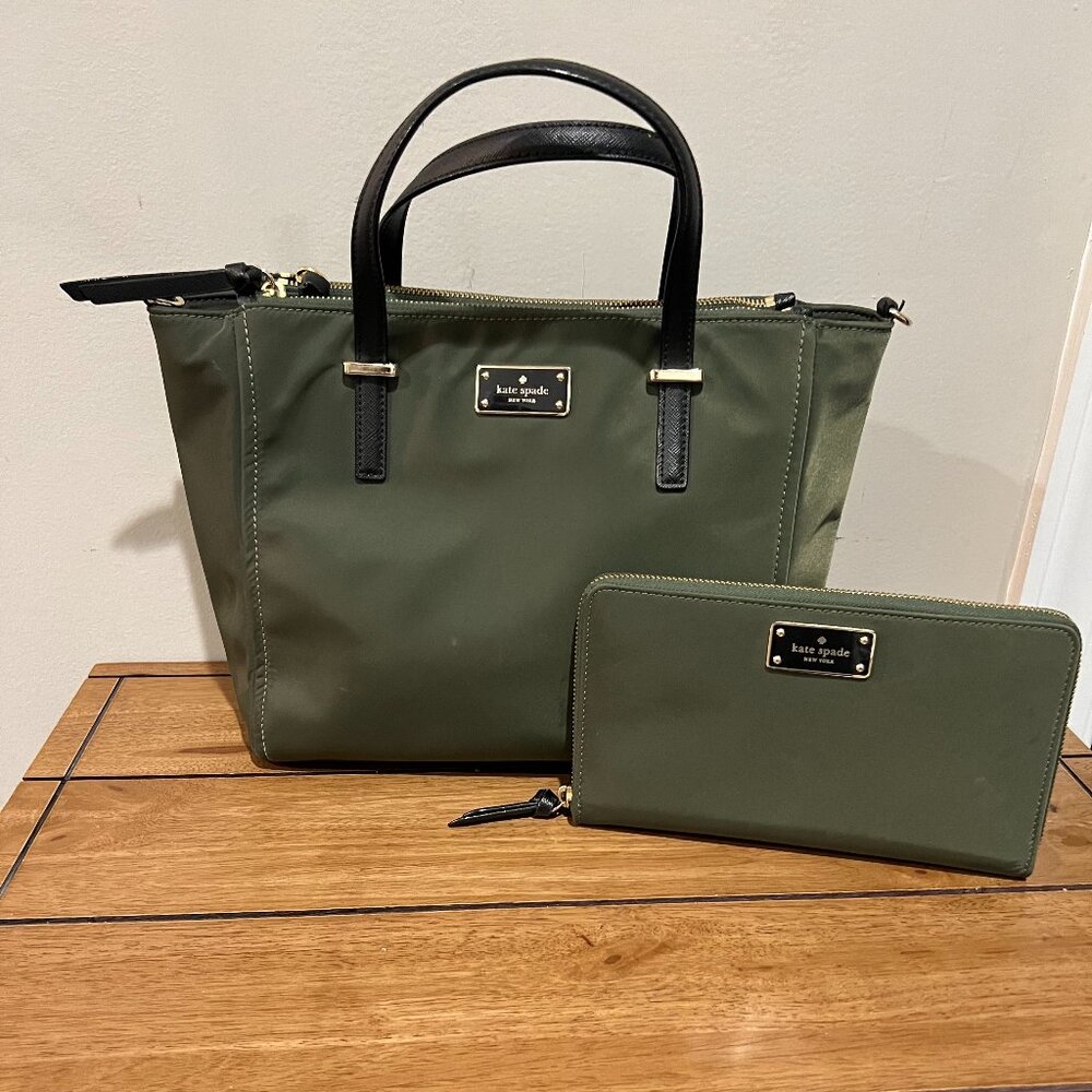Kate Spade Handbag with Matching Wallet